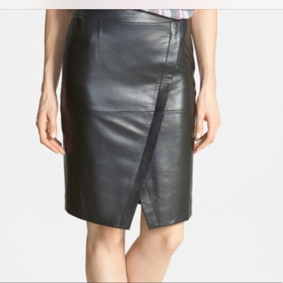 Halogen Dresses & Skirts - Halogen Black Leather Skirt